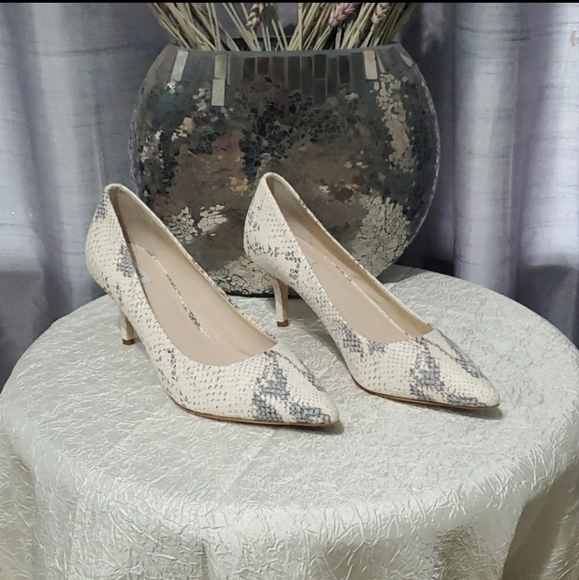 COLE HAAN VESTA PUMP SNAKE PRINT LEATHER S… - Picture 11 of 12
